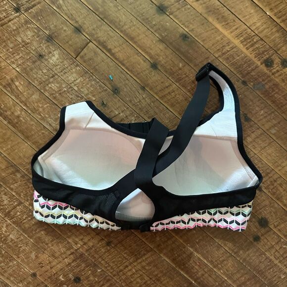 Victoria’s Secret sporty multicolored padded 36B racerback bra - Picture 2 of 3